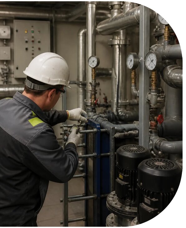 Техническое обслуживание индивидуального теплового пункта в Анжере-Судженске